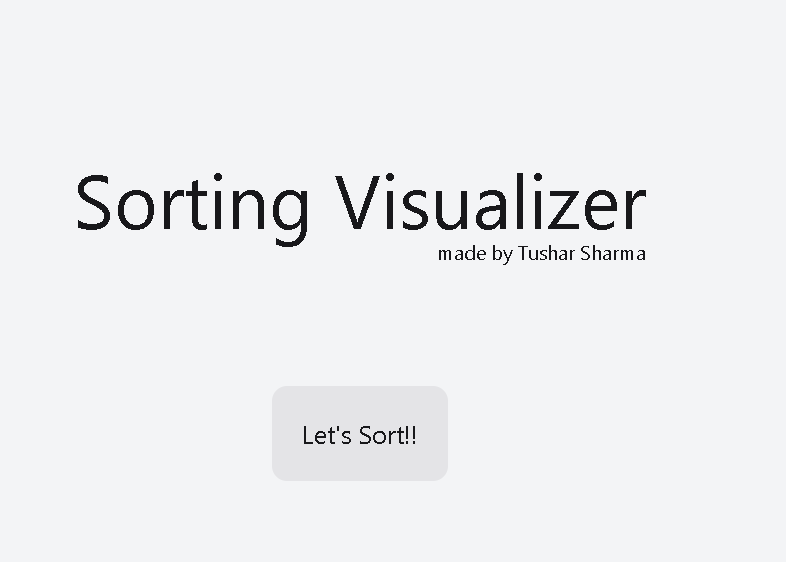 Sorting Visualizer